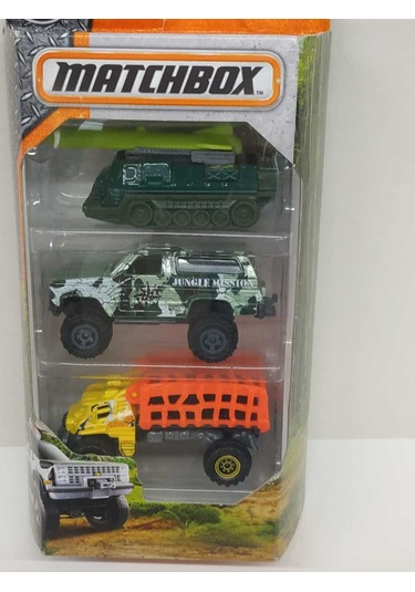 Matchbox Metal 3'Lü Araba Seti