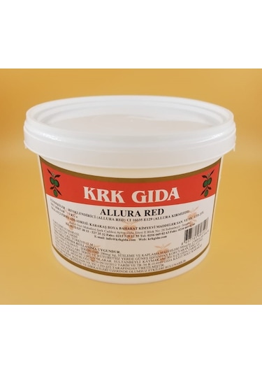 Krk Gıda Gıda Boyası Kırmızı (Allura Red) 1 KG