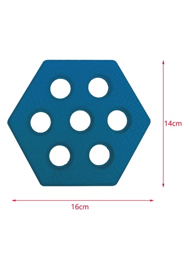 Suntek 15 Adet Altıgen Sörf Tahtası Çekiş Pedleri Balık