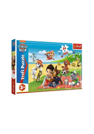 Puzzle-14346 Paw Patrol 24 Parça Maxi Çocuk Puzzle -Vardem