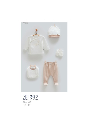 Basic Organik 5'li Set Hastane Çıkışı 2025 Ze1992 Ekru