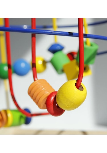 Tre 2 Orta Boy Ahşap Helezon Labirent Koordinasyon Gelişim Oyuncağı