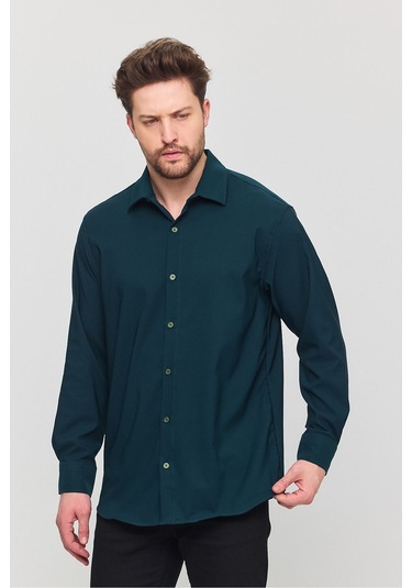 Oversize Rahat Kesim Erkek Gömlek Nefti