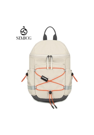 Hafif Açık Hava Sırt Çantası Nefes Alabilen Katmanlı Dağcılık Sırt Çantası Bej