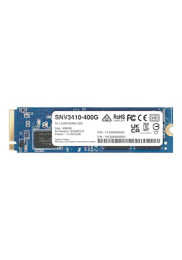 Synology SNV3410-400G 400 GB 3000-750MB/s M2 NVME SSD