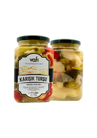 Vafi Turşu Serisi Karışık Turşu 1000cc-500gr-5422