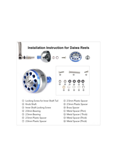 Xiyyadms Metal Cnc Kesimli Olta Makinesi Kolu Topu - 33/38mm Çap Seçenekli, Su Tüpü Özelliği, Dayanıklı Ve Hafif, Olta Aksesuarı Mavi/yeşil/sarı/mor/kırmızı