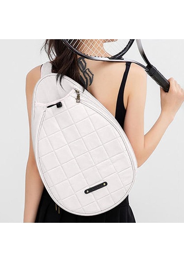 Suntek Tenis Raketi Omuz Çantası Dış Mekan Spor Beyaz