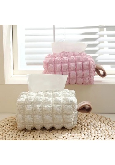 Mufunye Yeşil Peçete Kutusu - Şık Ve Pratik Mutfak & Araç Aksesuarı, 1 Adet Açık Yeşil