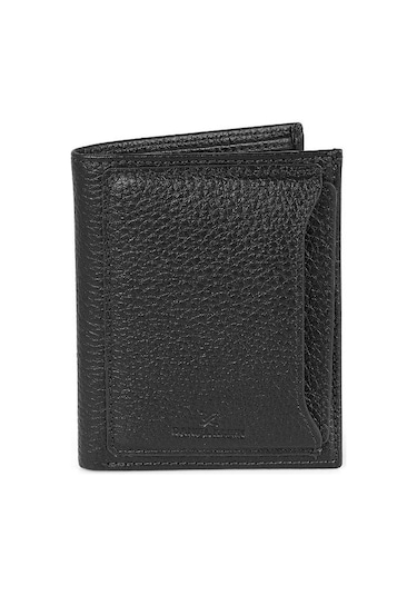 Daniel Klein Dkl1353-1 Gerçek Deriden Üretilme Siyah Erkek Cüzdan&kartlık Siyah