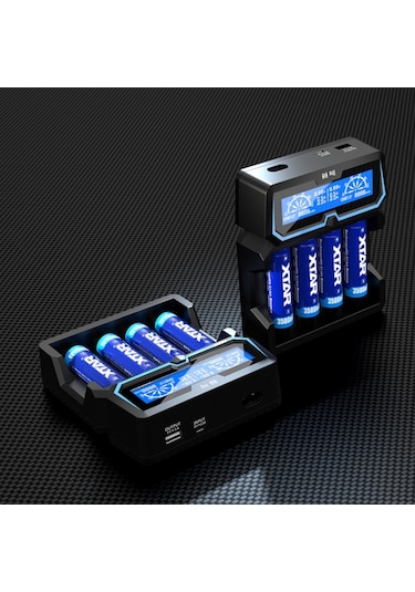 Xtar X4 LCD Ekranlı Hızlı Pil Şarj Cihazı