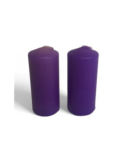 İkili Bar Mum Mor Mor