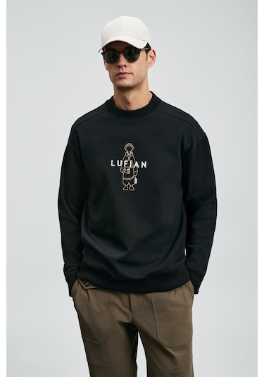 Lufian Erkek Sımba Sweatshirt 112030175 Siyah Siyah Lufian Erkek Sımba Sweatshirt 112030175 Siyah Siyah