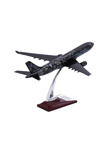 Zekupp - Maket Uçak - Airbus A330-300 1/200 - SİYAH DESENLİ ÖZEL