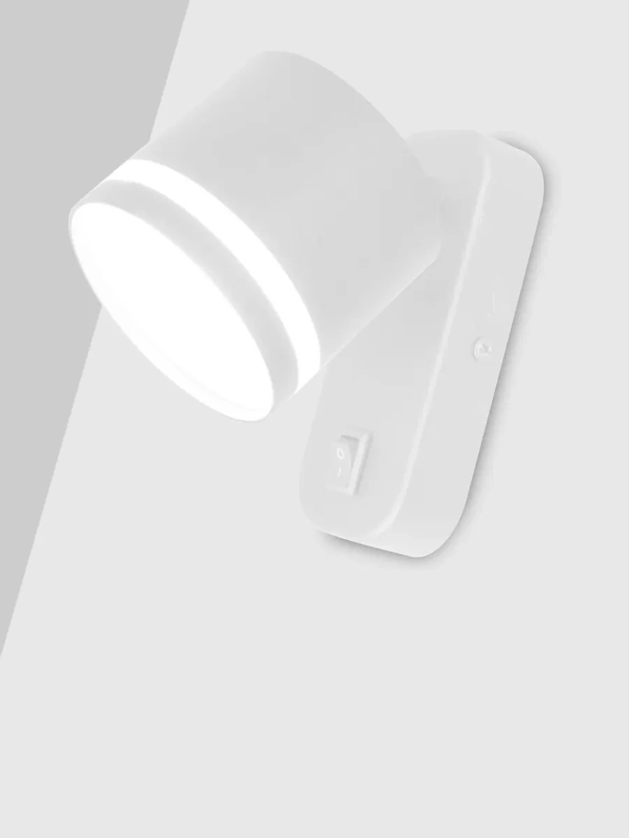 General Lighting Systems Yatak Odası İçin Duvar Tipi Bara Gx53 Anahtarlı 1 Adet Lamba 395633567 Beyaz