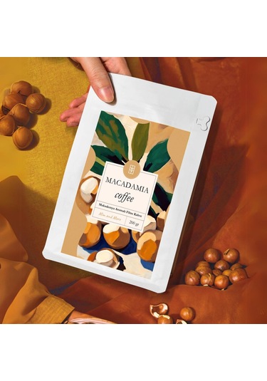 Mim And More Macadamia Coffee Makademia Aromalı Kahve Filtre Kahve 200 G
