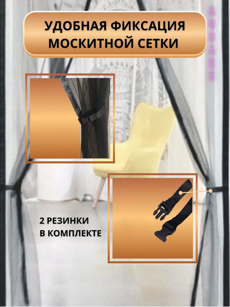 Ag Care Mıknatıslı Kapı Sineklik Perdesi 368808078