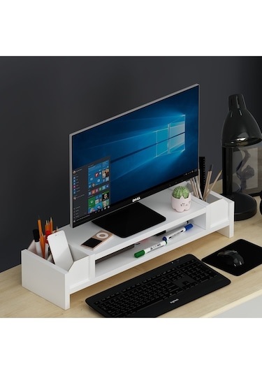 Çınar Monitör Yükseltici Beyaz-beyaz