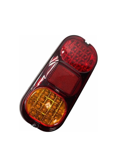 24V STOP LAMBASI (LEDLİ) (SOKETLİ) (200*92*59) İŞ MAKİNASI