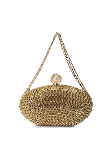 Tamer Tanca Kadın Vegan Sarı El Çantası 1083 003 Bn Cnt Sk24-25 Altın Altın