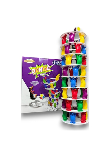 Renkli Penguen Denge Kulesi Oyunu