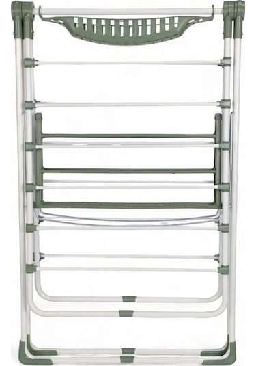 Extra Kalın Borulu Çamaşır Kurutma Askısı Çamaşır Kurutmalık Askılık Yeşil Yeşil