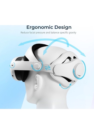 Pazly Startrc Games Meta Quest 3 Başa Monte Akıllı Vr Kulaklık Aksesuarları İçin Yedek Kafa Bandı, Kullanıcı Dostu Tasarım