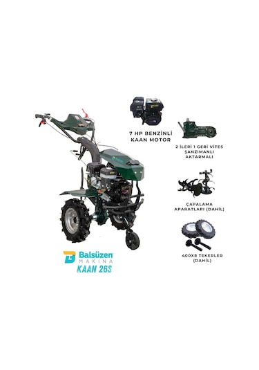 Kaan Cp 26-s Benzinli Çapa Makinesi 7 Hp 4 Zamanlı