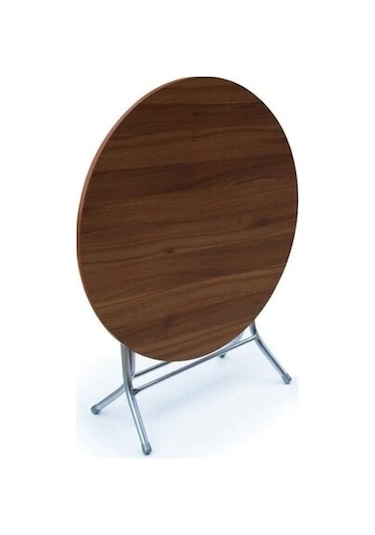 Teknor Yuvarlak Katlanır Masa Ders Çalışma Yemek Mutfak Masası 90 Cm