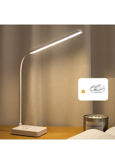 Ledli Dokunmatik Masa Lambası 3 Kademeli Akrobat Şarjlı Ve Usb Ma