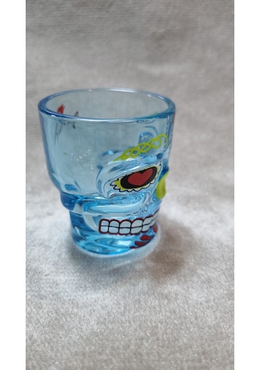 Kuru Kafa Shot Bardak Mavi