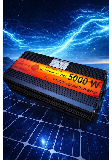 Akü Şarj Eder. 5000 Watt Tam Sinüs Ups İnverter 12-220 Çevirici