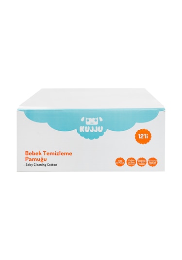 Kujju Bebek Temizleme Pamuğu 12x60 Adet I42889570ss1