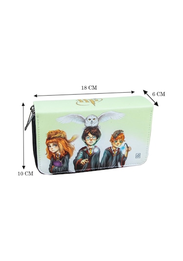Kalem Kutusu Anime-manga Harry Potter Temalı Orginazer Üç Bölmel