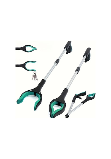 Cordial Yeşil Manyetik Uzanma Aleti: 81 Cm Katlanır, Yaşlı Ve Ev Temizliği İçin Pratik