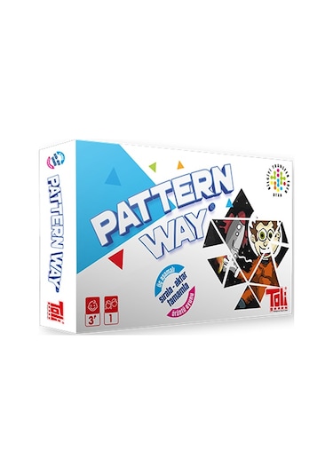 Toli Games Pattern Way Ahşap Üçgen Zeka Oyunu.