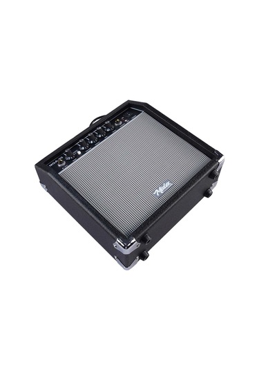 Midex Mga-35bk-pak Elektro Gitar Amfisi Seti 35 Watt Gain Özellikli Amfi Mikrofon Stand Kulaklık Jack Kablo