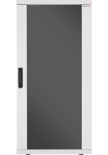 Canovate 26u 600x800mm 19'' Dikili Tip Network Rack Kabinet Gri Flatpack 2 Yıl Üretici Garantili