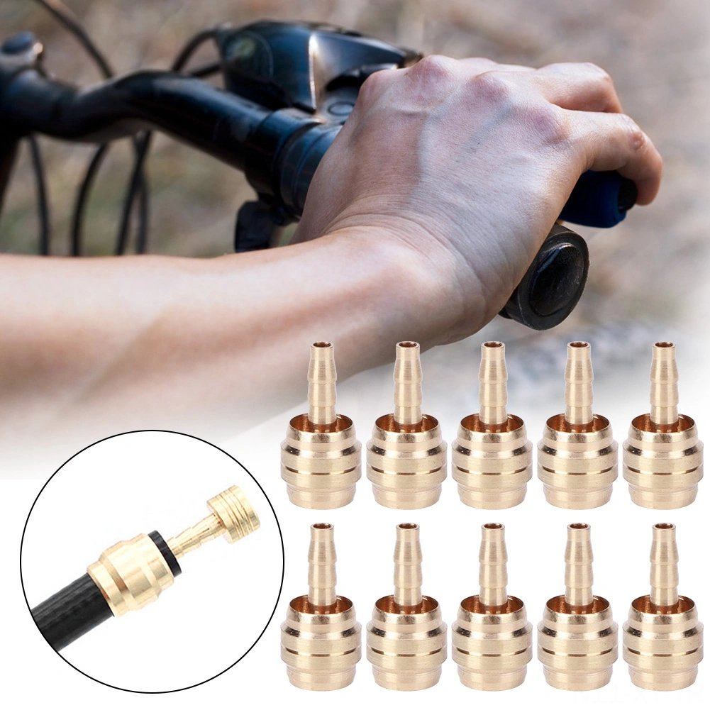 Shineyee Bisiklet Yağ İğnesi Zeytin Uçları Tamir Parçaları - Bakır Malzeme, Cnc İşleme, Mt2/4/6/8 Uyumlu, 10 Adet/ Paket