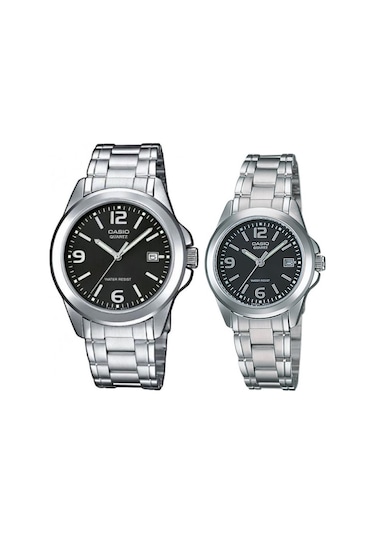 Casio Mtp-ltp-1215a-1adf Çift Kol Saati Kadın-erkek Metalik
