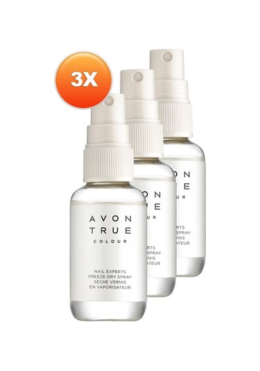 Avon True Colour Tırnak Cilası Kurutucu Sprey 50 ML 3'lü Set