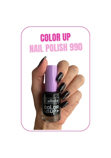 Callista Color Up Nail Polish Oje 990 Bossgirl Black - Siyah