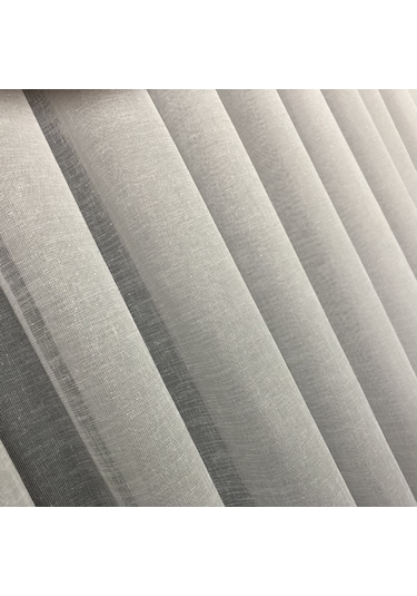 Işıltı Simli Naturel Keten Tül Perde 4 Farklı Renk