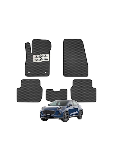 Ford Puma 2019-2023 Uyumlu Araca Özel Eva Oto Paspas Takımı