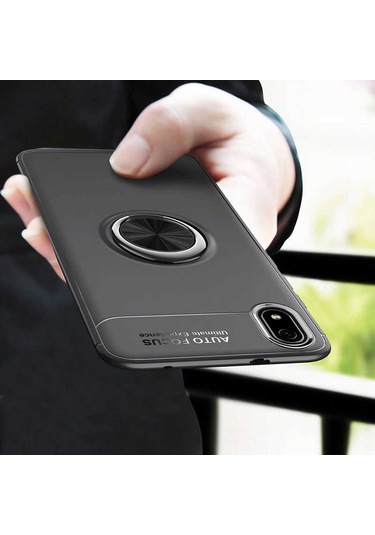 Xiaomi Redmi 7a Kılıf Zore Ravel Silikon Kapak Mavi