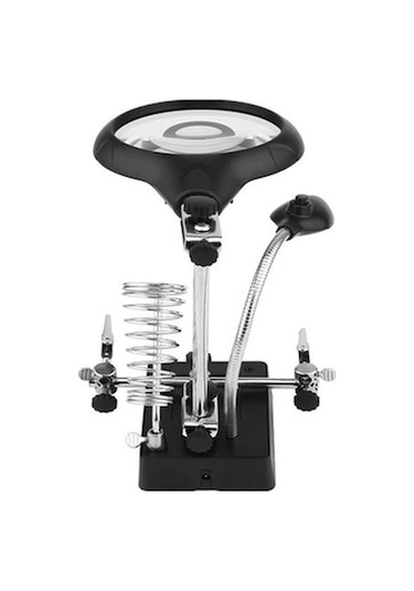 Mg16129-C Led Işıklı Büyüteçli - Mercekli Havya Sehpası Zd-126-3 (497613901)