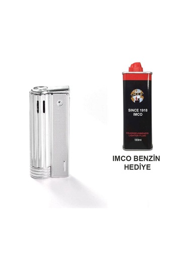 Atomic German Benzinli Muhtar Çakmağı Krom+ Imco Benzin Set