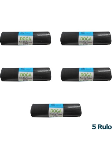 Ecoplast Battal Boy Çöp Torbası Poşeti 400 G - 90 L - 80 x 110 CM / 10 Adetlik 5 Rulo