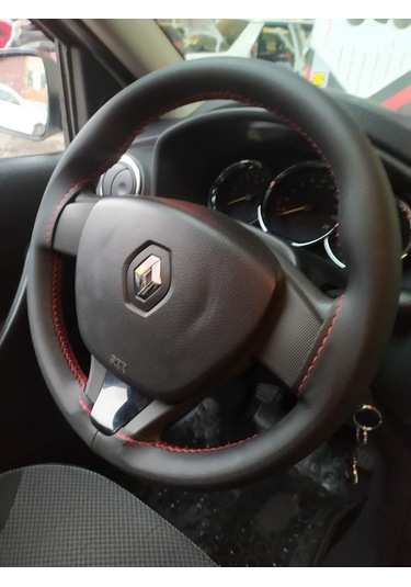 Gürler Dikmeli Deri Direksiyon Kılıfı Kokusuz Terletmez