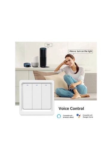 Dancemonkey Zigbee Akıllı Işık Anahtarı Tuya/smart Life Uyumlu Alexa Google Home Ses Kontrolü Uzak